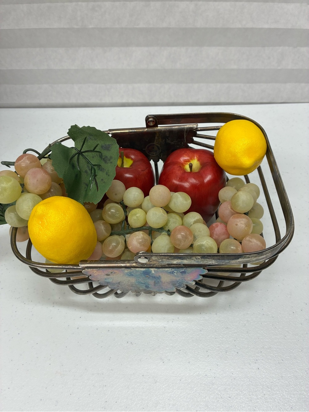 Vintage fruit home decor MCM mid century modern apples lemons grapes